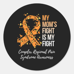 Sticker Rond Le complexe de combat de ma mère Le syndrome de do