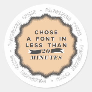 Sticker Rond Le concepteur gagne #2