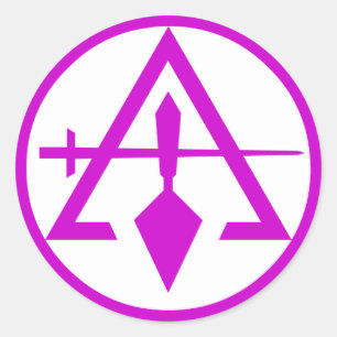 Sticker Rond Le Conseil des maçons énigmatiques, NON