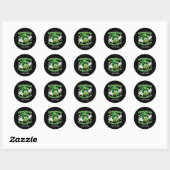 Sticker Rond Le coordinateur drôle des Shenanigans (Feuille)