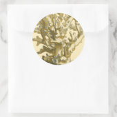 Sticker Rond Le corail de la mer (Sac)