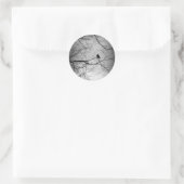Sticker Rond Le Corbeau (Sac)
