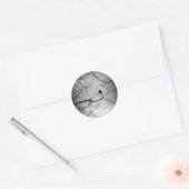 Sticker Rond Le Corbeau (Enveloppe)
