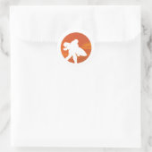 Sticker Rond Le coucher de soleil (Sac)