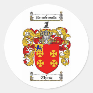 STICKER ROND LE CREST DE FAMILLE DE CHASSE - MANTEAU DE CHASSE
