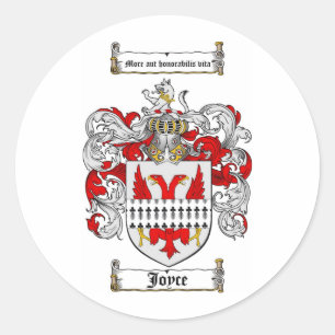 STICKER ROND LE CREST DE FAMILLE DE JOYCE - MANTEAU DE JOYCE