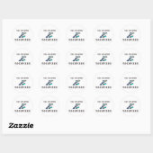 Sticker Rond Le Dauphin Whisperer (Feuille)