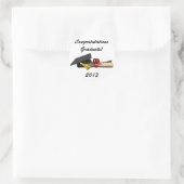 Sticker Rond Le diplômé - (Sac)