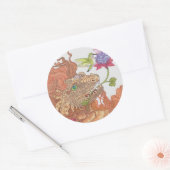 Sticker Rond Le dragon des trésors de la nature (Enveloppe)