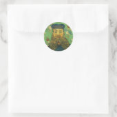 Sticker Rond Le facteur de Van Gogh (Sac)