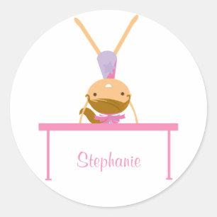 Sticker Rond Le faisceau d'équilibre personnalisé de