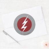 Sticker Rond Le Flash | Logo du boulon éclair (Enveloppe)