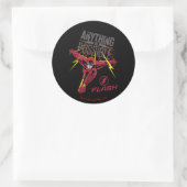 Sticker Rond Le Flash | "Tout est possible" (Sac)