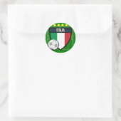 Sticker Rond Le football de l'Italie Italie (Sac)