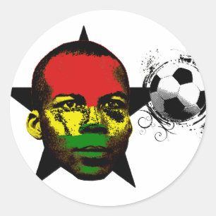 Sticker Rond Le football du Ghana