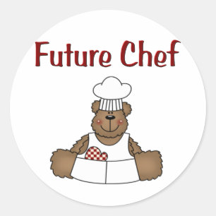 Sticker Rond Le futur chef
