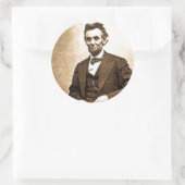 Sticker Rond Le Grand Émancipateur - Abe Lincoln (1865) (Sac)