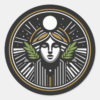 Sticker Rond Le Grand Romain,