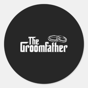 Sticker Rond Le Groomfather - Père De La Mariée Mariage Groom