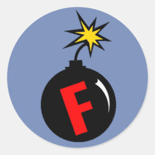 Sticker Rond le gros mot