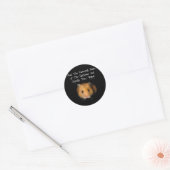 Sticker Rond Le Hamster (Enveloppe)