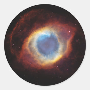 Sticker Rond Le Helix Nebula NGC 7293 Caldwell 63