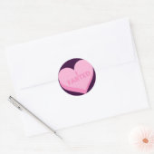 Sticker Rond Le jour d'Anti-Valentine (Enveloppe)