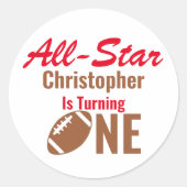 Sticker Rond Le Jour de la fête (Devant)