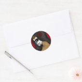 Sticker Rond Le Jour De La Fille Morte (Enveloppe)