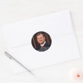 Sticker Rond Le juge en chef John G. Roberts (Enveloppe)