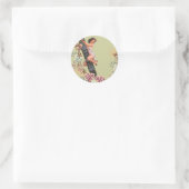 Sticker Rond Le Kitsch Bitsch : En Haut D'Un Tiki Tree ! (Sac)