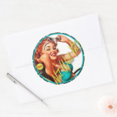 Sticker Rond Le Kitsch Bitsch : Pas Encore Mal ! (Enveloppe)