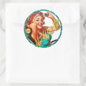 Sticker Rond Le Kitsch Bitsch : Pas Encore Mal ! (Sac)