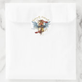 Sticker Rond Le Kitsch Bitsch : Poupée Dansante Tatouage Pin Up (Sac)