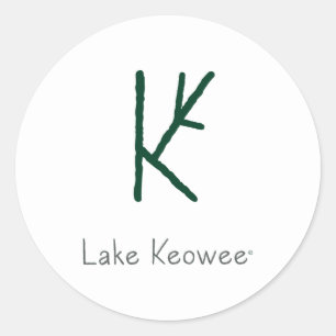Sticker Rond Le lac Keowee