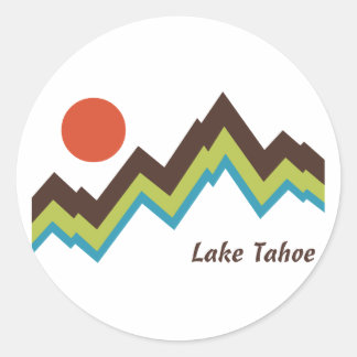 Sticker Rond Le lac Tahoe