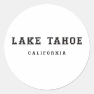 Sticker Rond Le lac Tahoe la Californie