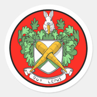 Sticker Rond Le Lapin Royal