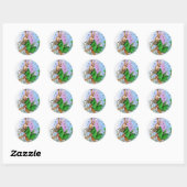 STICKER ROND LE LIT IRLANDAIS (Feuille)