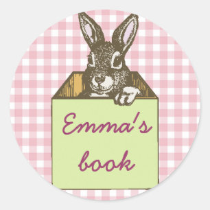 Sticker Rond Le livre d'Emma