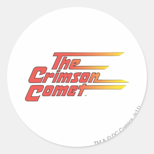 Sticker Rond Le logo de Crimson Comet (Devant)