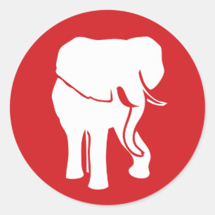 Sticker Rond Le logo mignon d'objet superflu, choisissent la