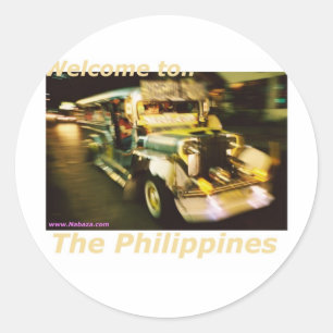 Sticker Rond Le magasin de souvenir et de nouveauté de