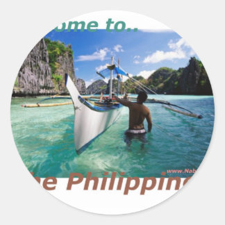 Sticker Rond Le magasin de souvenirs et de nouveautés des Phili