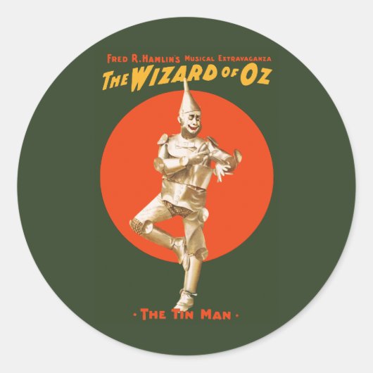 Sticker Rond Le magicien de Oz Musical Extravaganza (Devant)