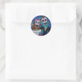 STICKER ROND LE MARIAGE AMO DIA DE LOS MUERTOS (Sac)