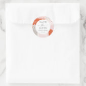 Sticker Rond Le Mariage de l'Arist moderne lumineux abstrait él (Sac)