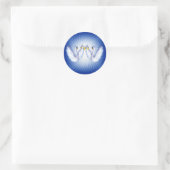 Sticker Rond Le Mariage de Swan (Sac)