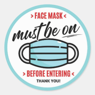 Sticker Rond Le Masque Visage Doit Être Activé Avant De Saisir