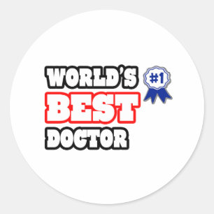 Sticker Rond Le Meilleur Docteur